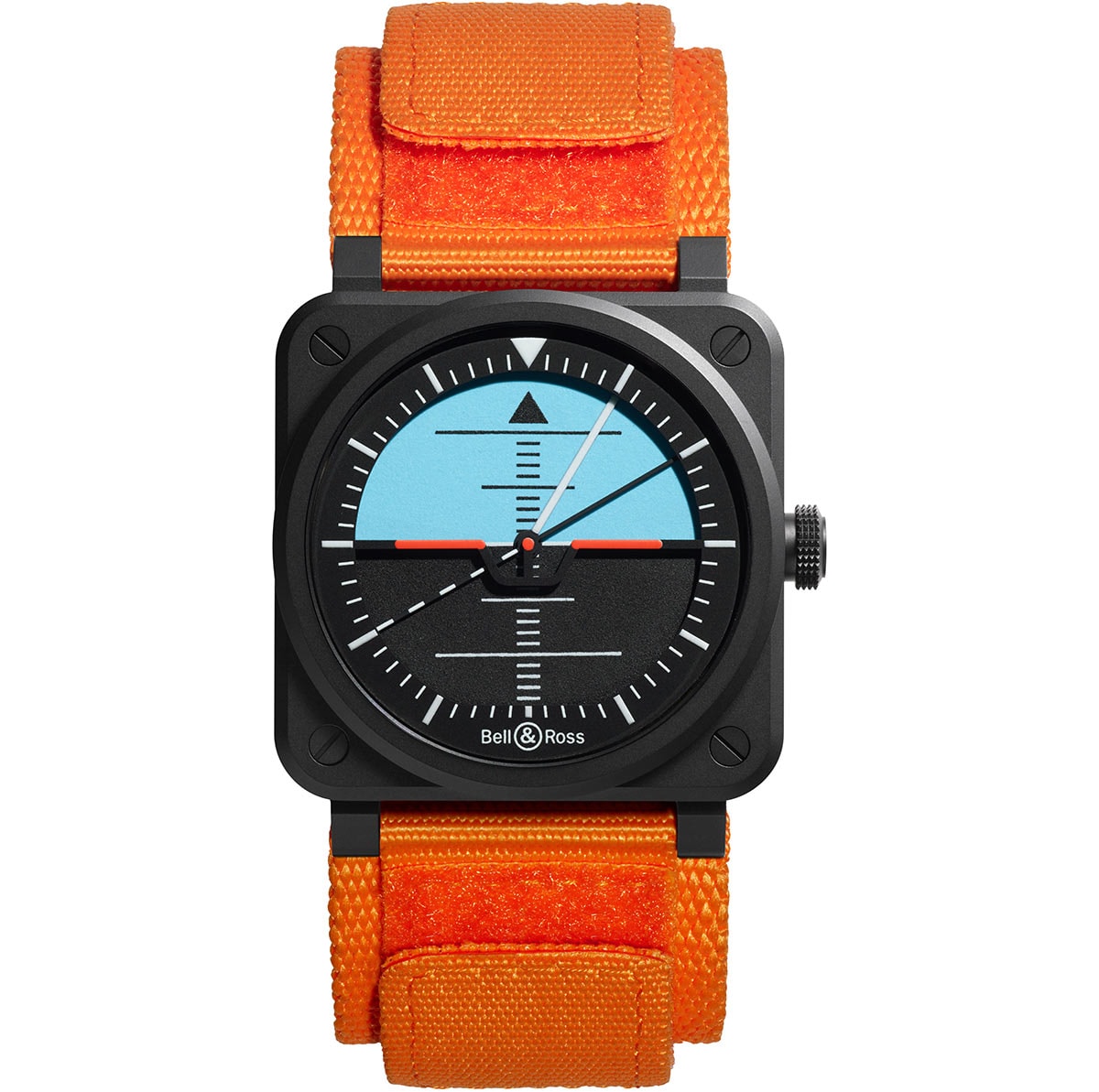 BR03 Horizon orange canvas strap