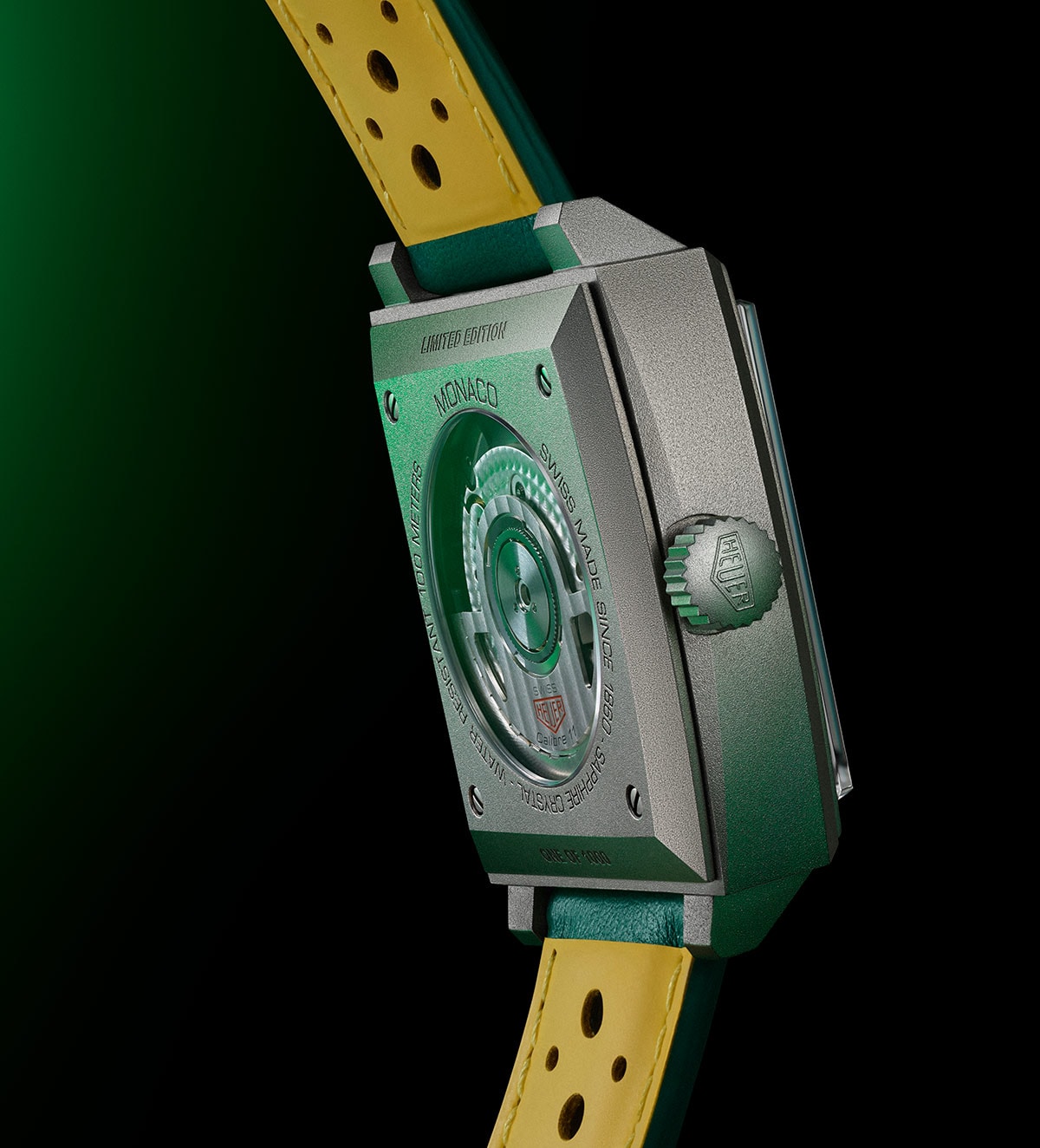 TAG Heuer Monaco Racing Green Caseback